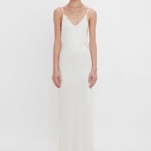 Lace Cami Dress In Ivory