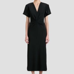 Eve Midi Dress In Black