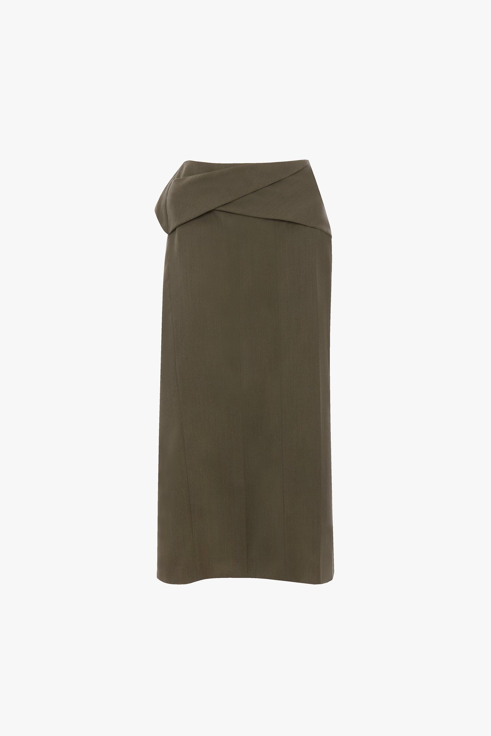 Wrap Skirt In Sage Melange - Image 6