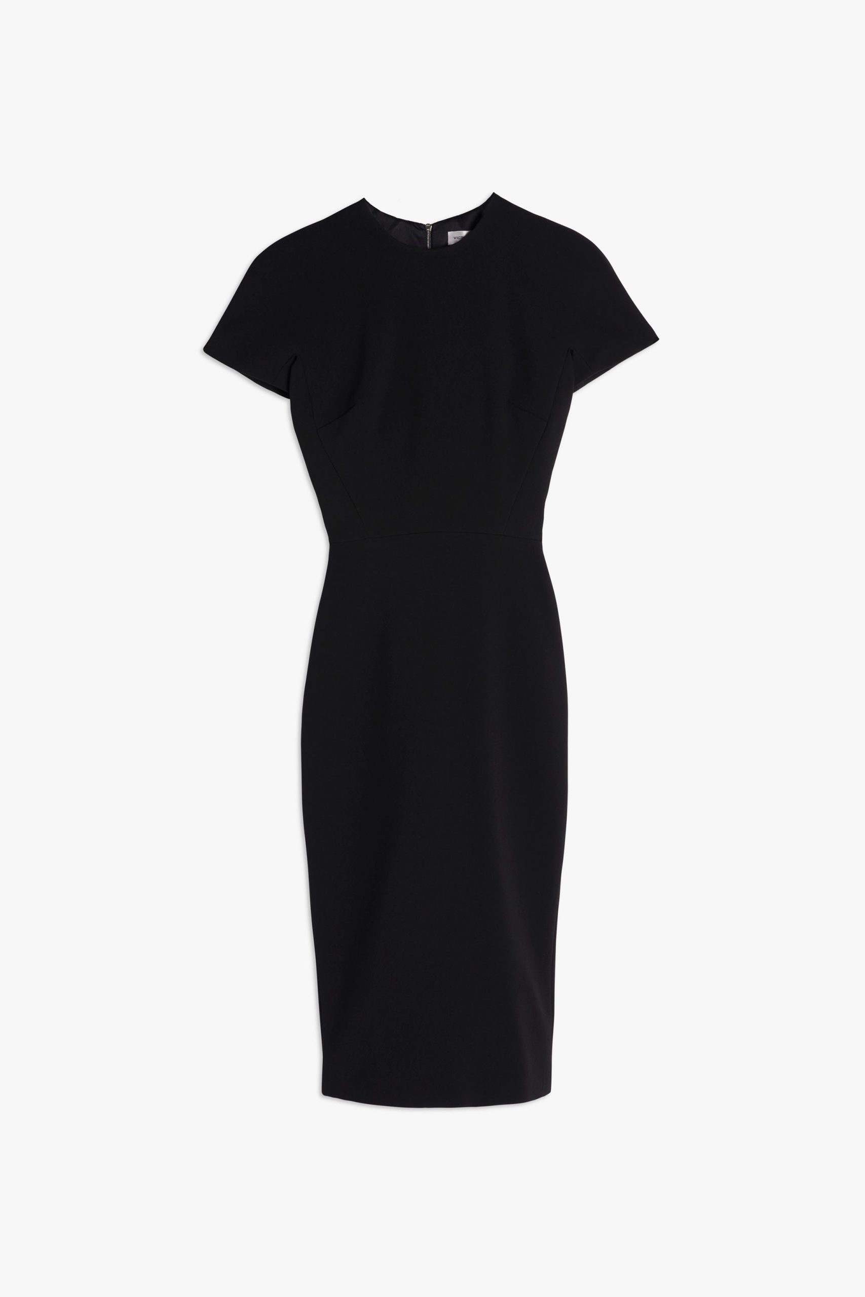 Fitted T-Shirt Dress In Black - Image 5