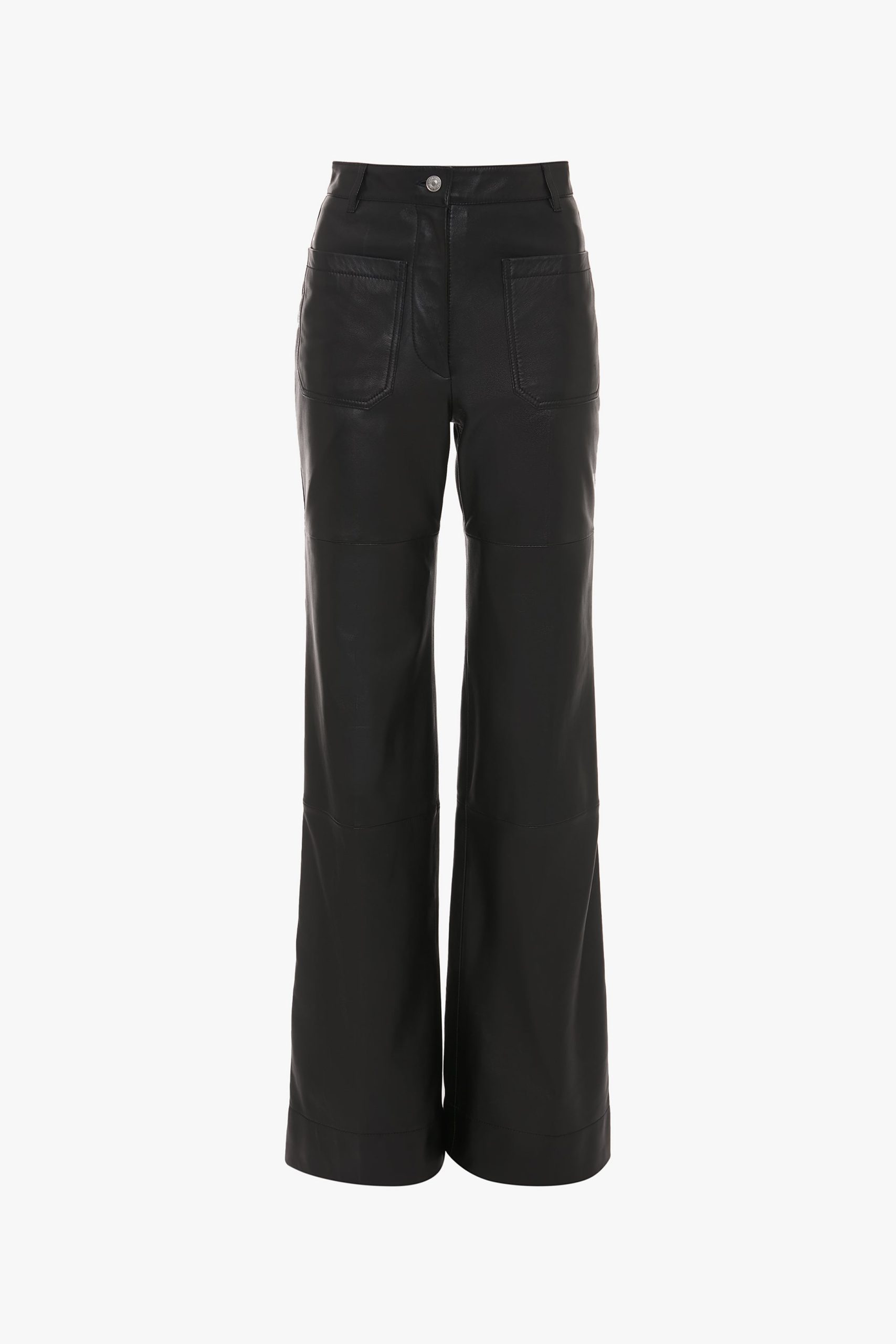 Leather Alina Trouser In Black - Image 5